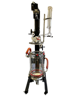 10 Liter (L) Capacity Single Jacket Filter Glass Reactor - 3