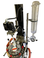 10 Liter (L) Capacity Single Jacket Filter Glass Reactor - 11