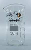 50 Milliliter (ml) Capacity Glass Measuring Graduated Cylinder (2735) - 2
