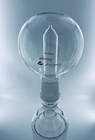 24/40 Millimeter (mm) In/Out Joint Size and 45/50 Millimeter Discharge Joint Dewar Vacuum Trap - 2