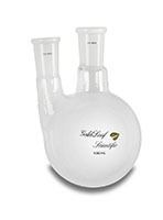 500 Milliliter (mL) Volume 2-Neck Round Bottom Flask