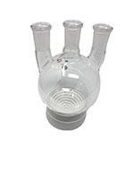 1000 Milliliter (mL) Volume 3-Neck Round Bottom Flask - 2