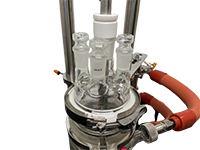 500 Milliliter (mL) Capacity Single Jacket Benchtop Filter Reactor - 5