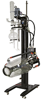 20 Liter (L) Capacity Single Jacket Lifting Glass Reactor with Upgraded Lifting Motor - 3