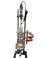 500 Milliliter (mL) Capacity Single Jacket Benchtop Filter Reactor - 6