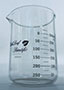 400 Milliliter (mL) Capacity Low Form Profile Heavy Duty Glass Beaker - 2