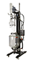 20 Liter (L) Capacity Single Jacket Lifting Glass Reactor with Upgraded Lifting Motor