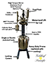10 Liter (L) Volume Stainless Steel Reactor (2513) - 3